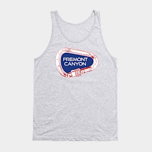 Fremont Canyon Wyoming Rock Climbing Carabiner Tank Top